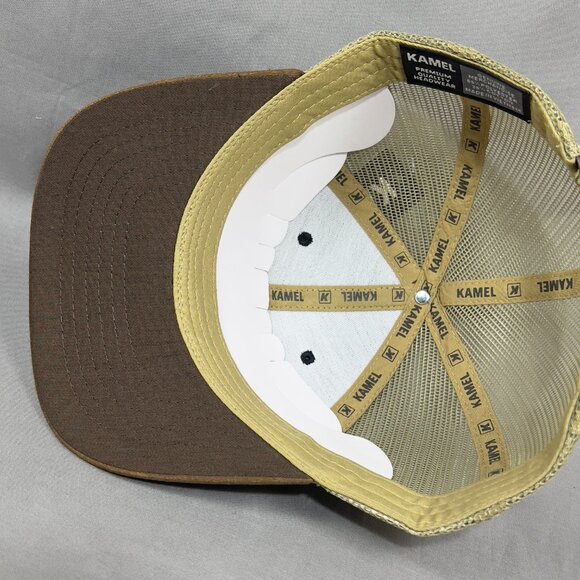 Kamel Bass Fishing Snapback Hat Cap Animal Trucker Western Farm Leather Mens - Picture 10 of 14